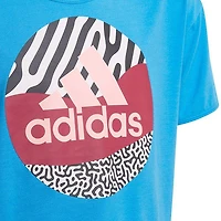 Junior Girls' [8-16] AEROREADY Power Training Cropped Logo T-Shirt