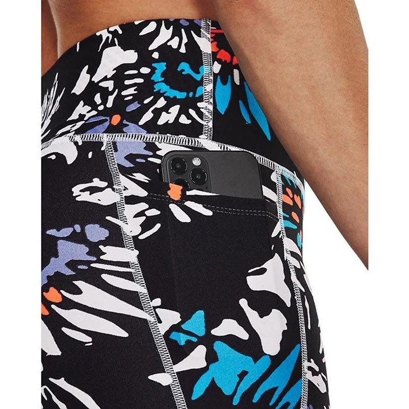 Women's HeatGear® Armour No-Slip Waistband Printed Ankle Legging