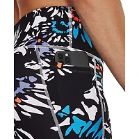 Women's HeatGear® Armour No-Slip Waistband Printed Ankle Legging