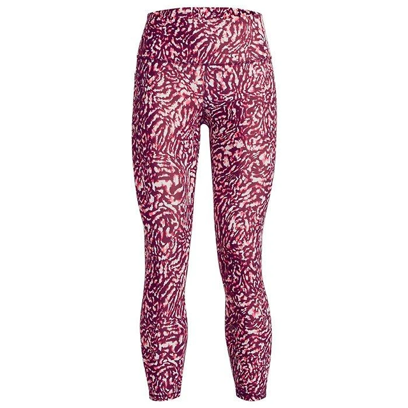 Women's HeatGear® Armour No-Slip Waistband Printed Ankle Legging