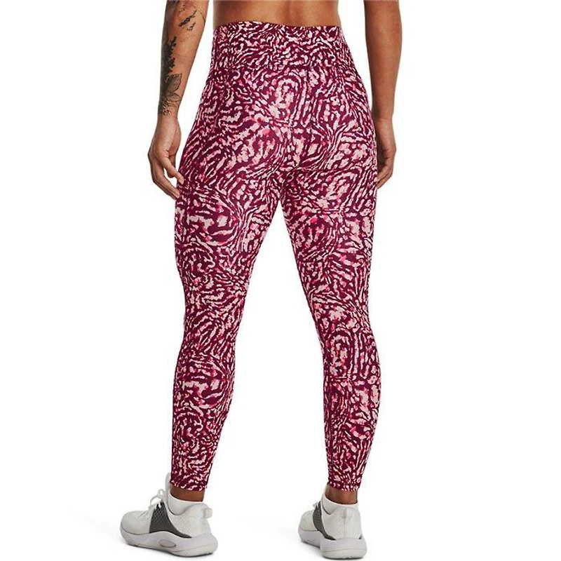 Women's HeatGear® Armour No-Slip Waistband Printed Ankle Legging