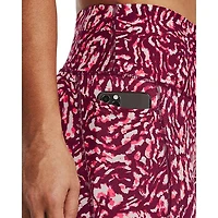 Women's HeatGear® Armour No-Slip Waistband Printed Ankle Legging