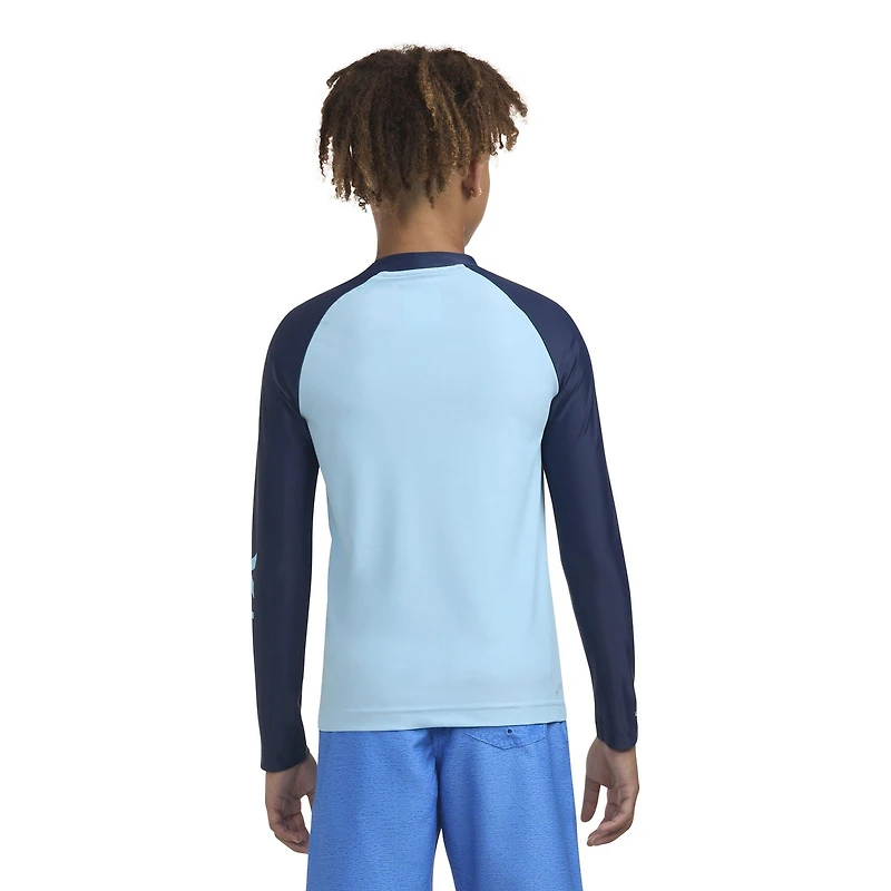 Junior Boys' [8-16] Logo Long Sleeve Rashguard