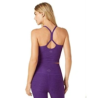Women's Spacedye Slim Racerback Cropped Tank Top