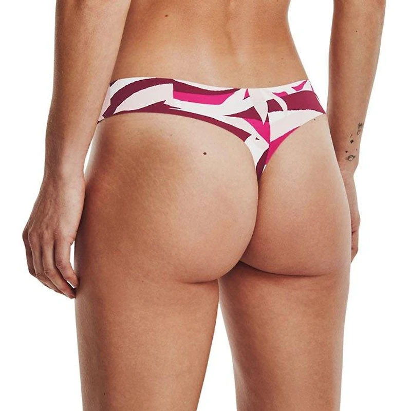 Women's Pure Stretch Printed Thong (3 Pack)