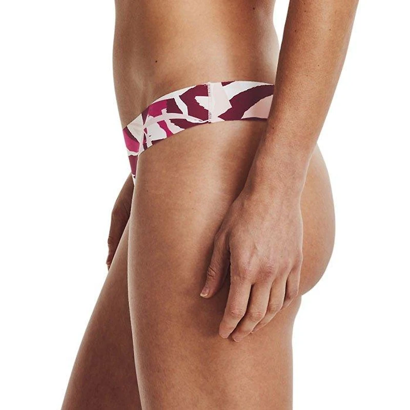 Women's Pure Stretch Printed Thong (3 Pack)