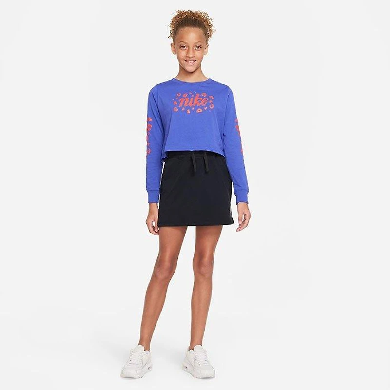 Junior Girls' [7-16] Sportswear Long Sleeve Cropped T-Shirt