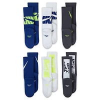 Juniors' [7-16] Everyday Cushioned Crew Sock (6 Pack)