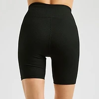 Women's Ribbed V Waist Biker Short