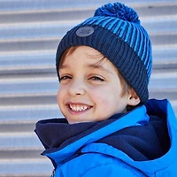 Kids' [2-8] Pompom Knit Hat