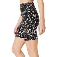 Women's Jacquard High Waist Biker Short
