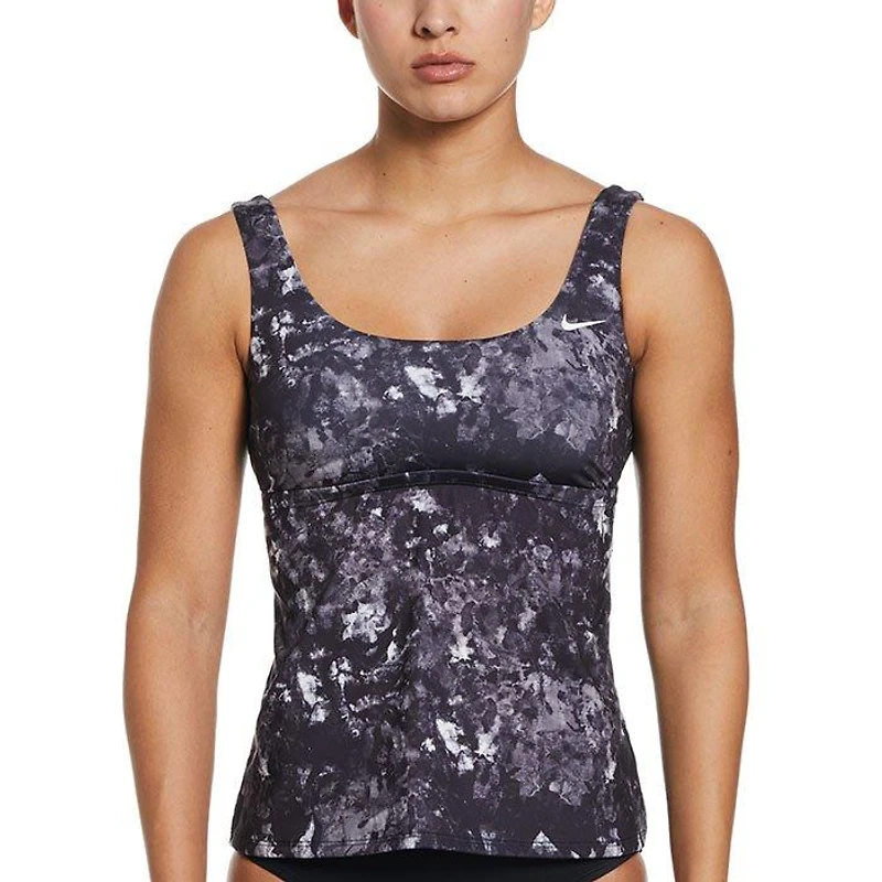 Women's Earth Dye Scoop Neck Tankini Top