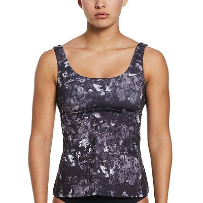 Women's Earth Dye Scoop Neck Tankini Top