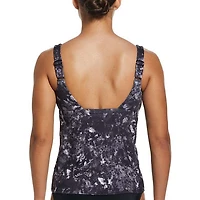 Women's Earth Dye Scoop Neck Tankini Top