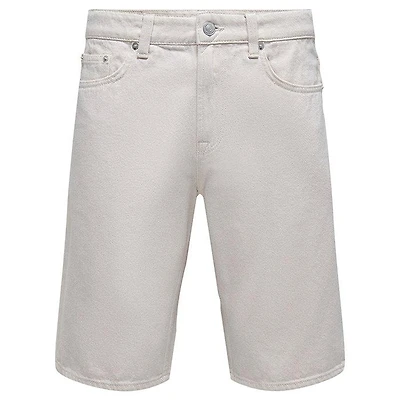 Men's Solid Loose Fit Denim Short