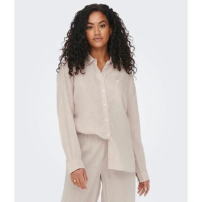 Women's Tokyo Linen-Blend Shirt