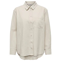 Women's Tokyo Linen-Blend Shirt
