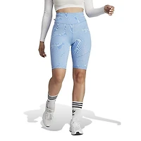 Women's Marble Print Bike Short
