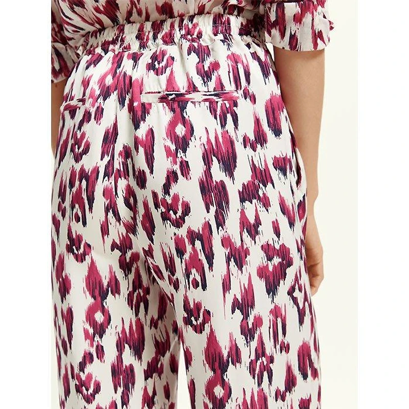 Women's Gia Wide Leg Printed Pant