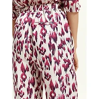 Women's Gia Wide Leg Printed Pant
