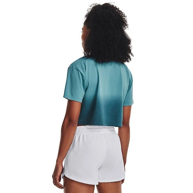 Women's Branded Dip-Dye Crop T-Shirt