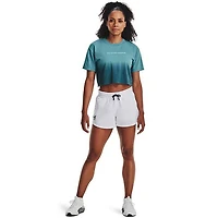 Women's Branded Dip-Dye Crop T-Shirt
