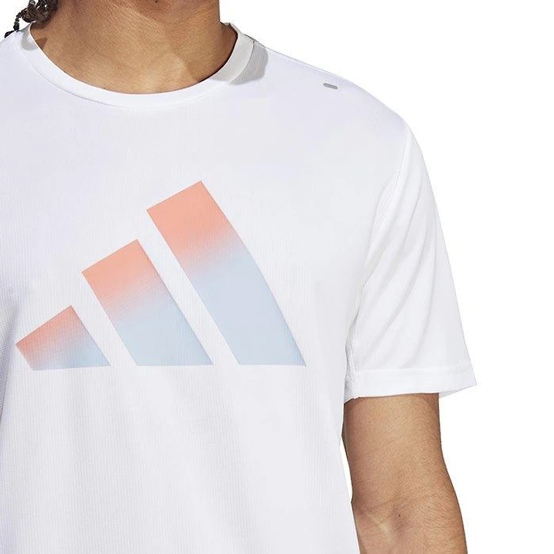 Men's Run Icons 3 Bar Logo T-Shirt