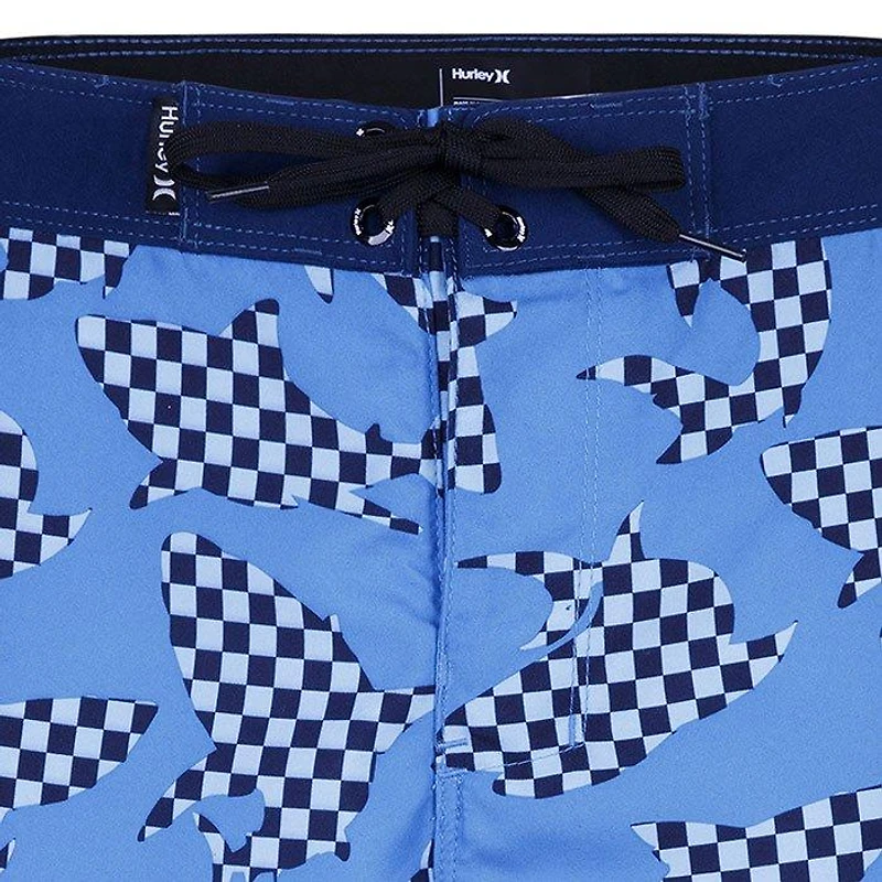 Junior Boys' [8-16] Shark Check Boardshort