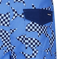 Junior Boys' [8-16] Shark Check Boardshort