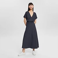 Women's Wrap-Effect Maxi Dress