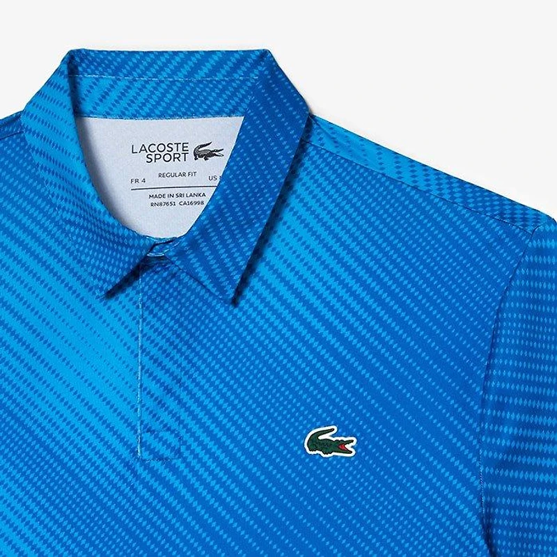 Men's Golf Printed Recycled Polo