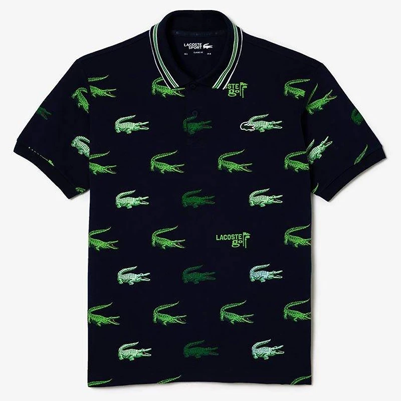 Men's Crocodile Print Polo
