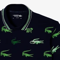 Men's Crocodile Print Polo