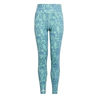 Junior Girls' [8-16] AEROREADY Animal Print Optime 7/8 High Rise Pocket Legging