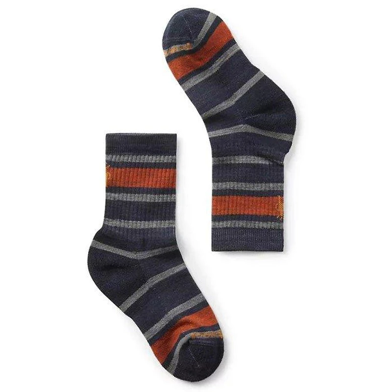 Kids' Hike Light Cushion Striped Crew Sock