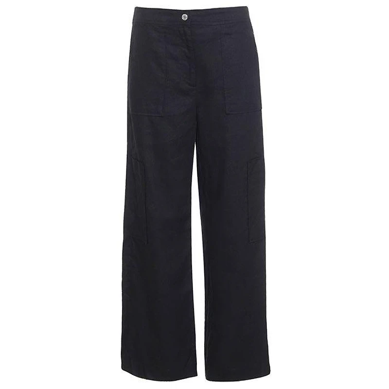 Women's Linen-Viscose Cargo Pant