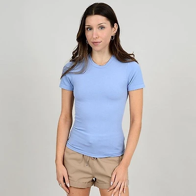 Women's Bamboo Ribbed T-Shirt