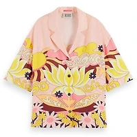 Women's Printed Camp Shirt