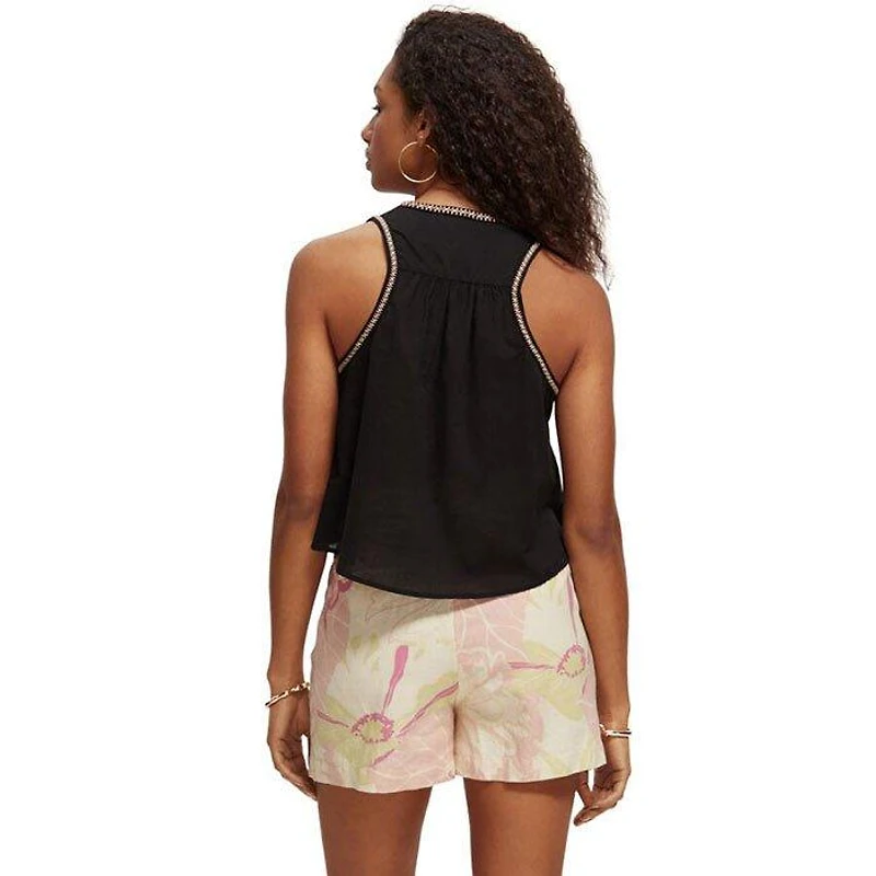 Women's Tassel Tie Tank Top