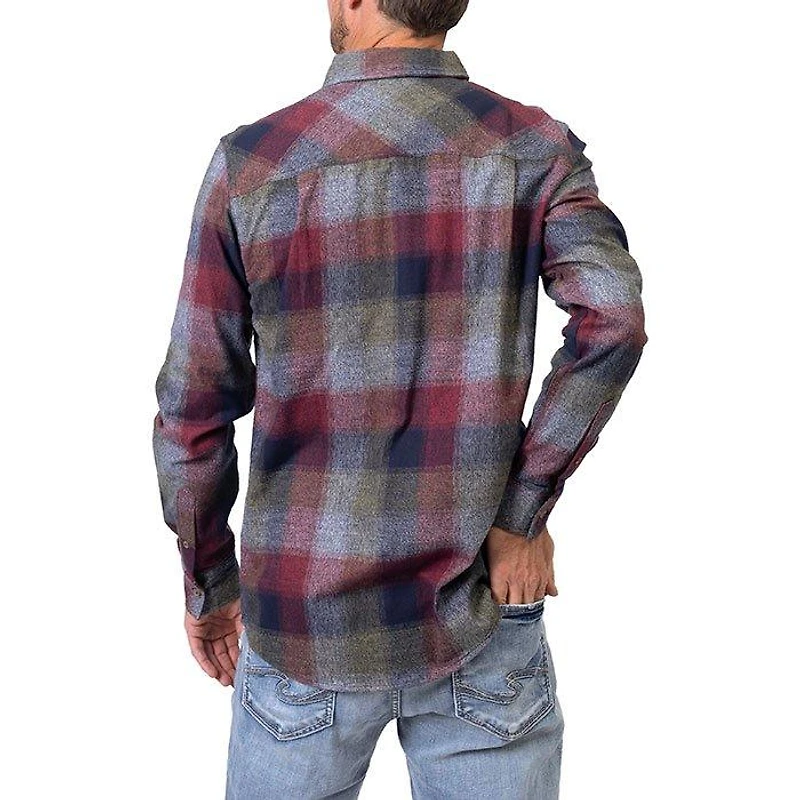 Men's Long Sleeve Pocket Flannel Shirt