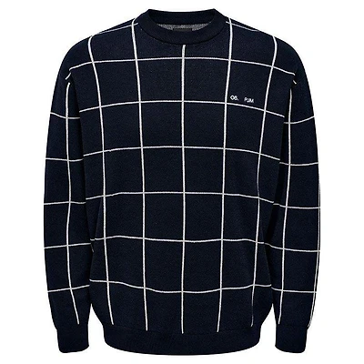 Men's Knight Check Crew Sweater