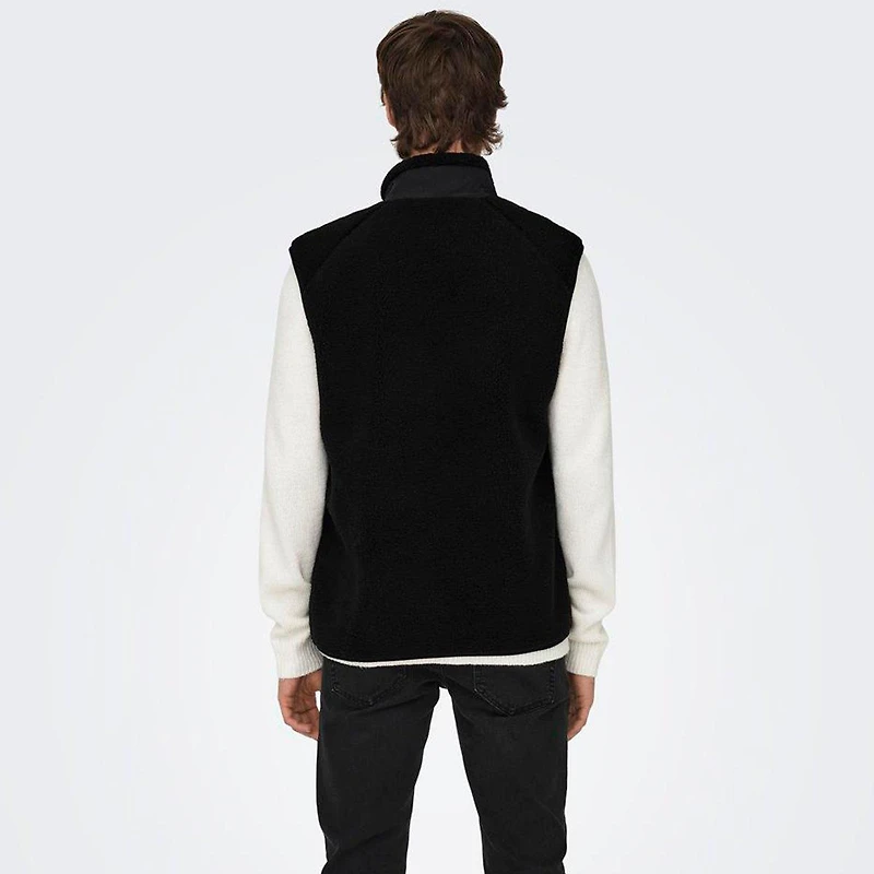 Men's Sherpa Fleece Vest