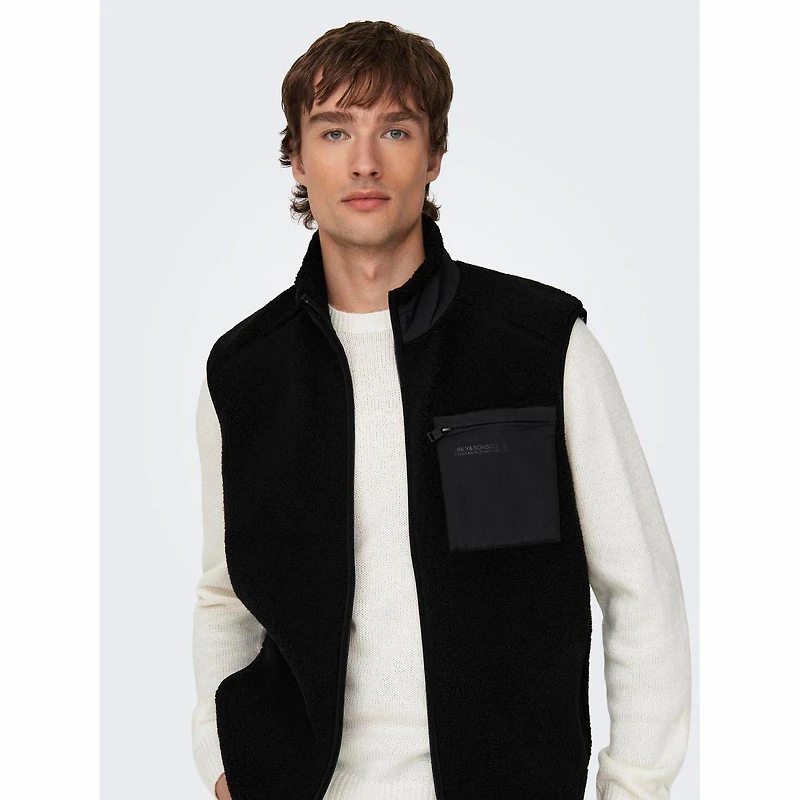 Men's Sherpa Fleece Vest