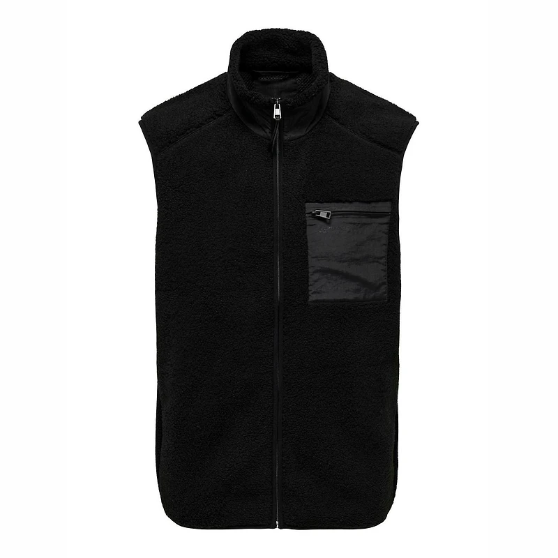 Men's Sherpa Fleece Vest