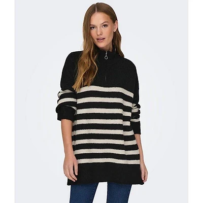Women's High Neck Tunic Sweater
