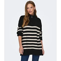 Women's High Neck Tunic Sweater