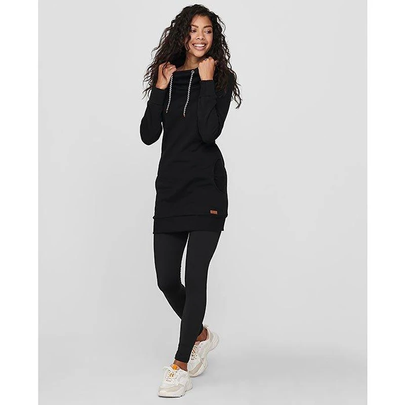 Women's O-Neck Long Hoodie