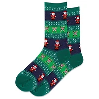 Women's Santa Fair Isle Sock