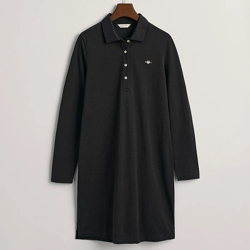 Women's Slim Shield Long Sleeve Pique Dress