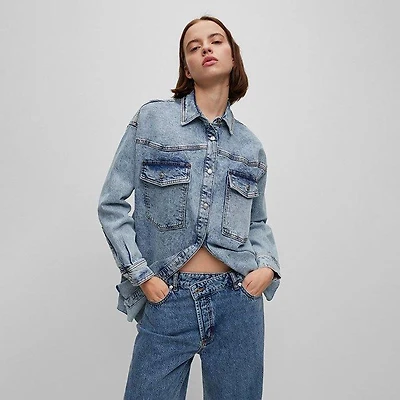 Women's Gelena Denim Shirt Jacket